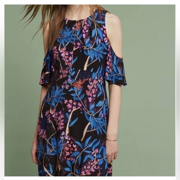 Maeve Elia from Anthropologie Cold Shoulder Dress - Picture 4 of 9